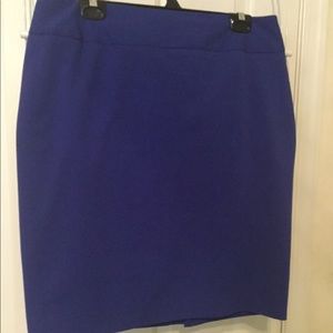 Liz Claiborne royal blue straight skirt